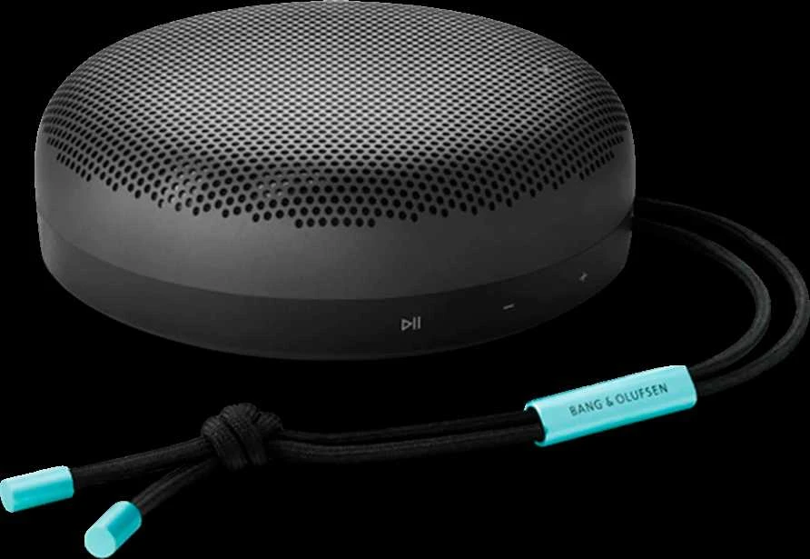 Bang & Olufsen Beosound A1 2nd Gen Nešiojama belaidė Bluetooth kolonėlė su balso asistentu, Juodos antracito/mėlynos spalvos