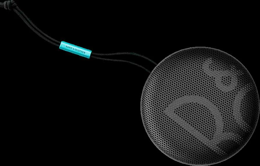 Bang & Olufsen Beosound A1 2nd Gen Nešiojama belaidė Bluetooth kolonėlė su balso asistentu, Juodos antracito/mėlynos spalvos