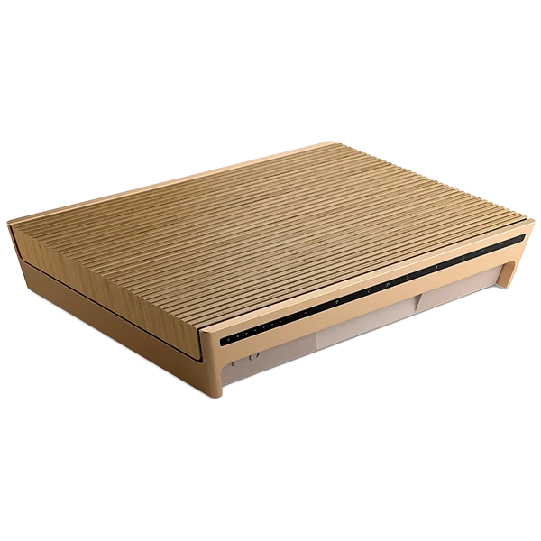 Bang & Olufsen Beosound Level Nešiojama Namų Kolonėlė, (Gold Tone Alu/Light Oak), su WiFi ir Google balso asistentu