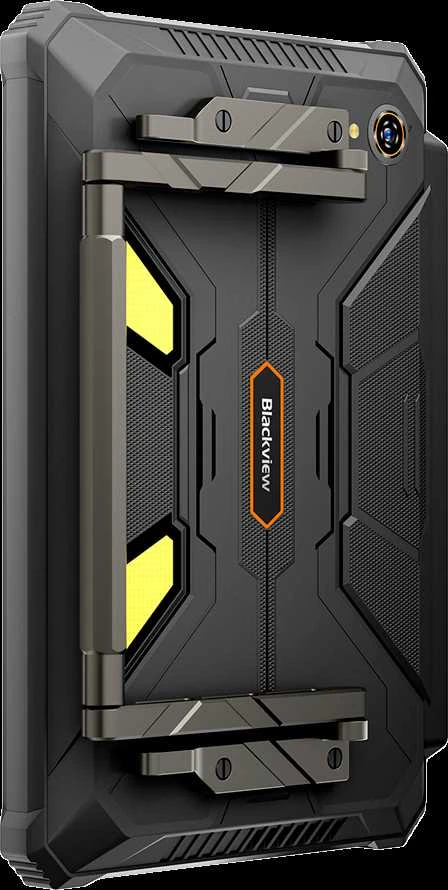 Planšetė Blackview „Active 12 Pro Rugged Tab 5G“ 12 GB / 256 11 colių FHD 1920x1200 IPS 90 Hz LCD „Corning Glass 3“ + PROJEKTORIUS 120 colių MT7300 Aštuonių branduolių 2,5 GHz 50 MP Priekinė / 108 MP Galinė kamera Naktinio matymo funkcija 30000 mAh 120 W įkrovimas „Android 15“ NFC MIL-STD-810H Juodas