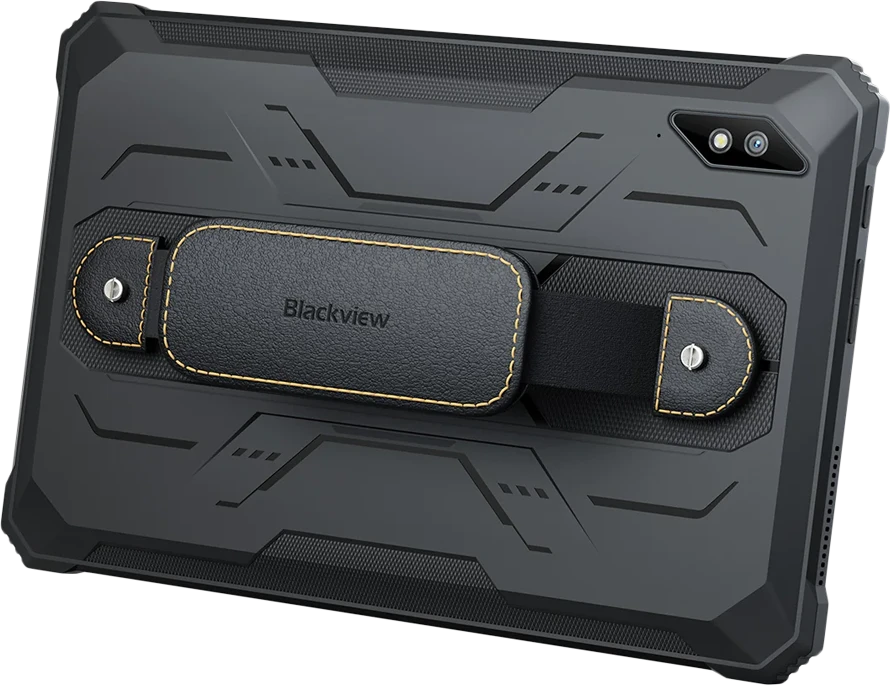 Planšetė Blackview „Active 8 Pro Rugged Tab“ 8 GB / 256 GB, 10,36 colio FHD+ 1200x2000 IPS LCD, aštuonių branduolių procesorius, 16 MP priekinė / 48 MP galinė kamera, 22000 mAh baterija, 33 W laidinis įkrovimas, USB Type-C, „Android 13“, SD kortelės lizdas, MIL-STD-810H, Juodas