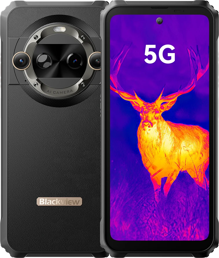 Išmanusis telefonas su šilumine kamera Blackview BL9000 Pro 5G 12/512GB, juodas