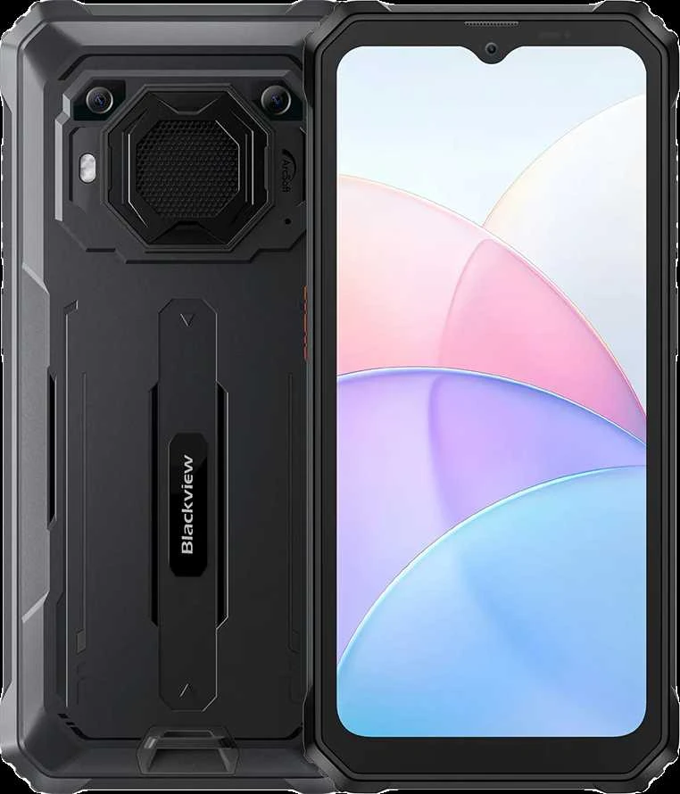 Blackview BV6200Pro 6.56" HD+ Helip P35 (aštuonių branduolių 2.3Ghz) 6GB + 128GB DS TF kortelė (1Tb maks.) CAM 8+13+0.3MP 13000mAh IP68 ir IPK69 MIL-SPEC 810H 18W atvirkštinis įkrovimas NFC pirštų atspaudų skaitytuvas Android 13 Juodas