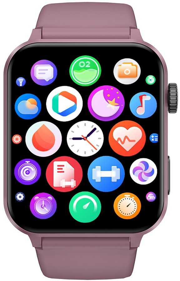 Blackview R30 Pro Fitness Išmanusis laikrodis, 1.83-inch HD,220mAh Baterija, 24-hour SpO2 Detection + Heart Rate Monitoring, Monitorius Sleep status, Calls and SMS notification, Violetinė