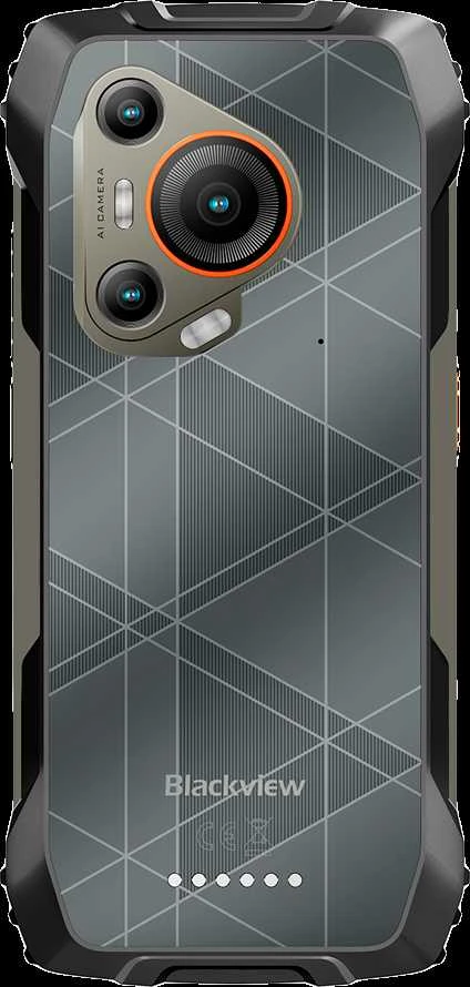 Blackview Rugged BL7000 Dvigubas 5G 6.78" FHD+IPS 1080x2460 8Gb+256Gb MT6835V Aštuonių branduolių 2.4GHz kamera Priekinė 32MP Galinė 50+20MP Naktinio matymo NFC Pirštinių režimas DI 7500mAh Be įkrovimo Android 15 Juodas