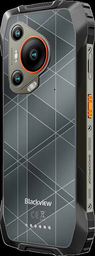 Blackview Rugged BL7000 Dvigubas 5G 6.78" FHD+IPS 1080x2460 8Gb+256Gb MT6835V Aštuonių branduolių 2.4GHz kamera Priekinė 32MP Galinė 50+20MP Naktinio matymo NFC Pirštinių režimas DI 7500mAh Be įkrovimo Android 15 Juodas