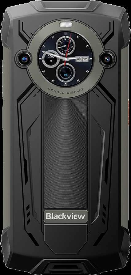 Blackview Tvirtas BV8200 LTE 6,5 colio FHD+IPS 1080x2400 120Hz Corning 3th + 1,3 colio 360x360 12+256GB MT8781 Aštuonių branduolių 2,2 GHz 8800mAh Be įkroviklio CAM Priekinė 32 MP Galinė 50+13 MP IP68/IP69K/MIL-STD-810H NFC Pirštų atspaudų skaitytuvas Juodas