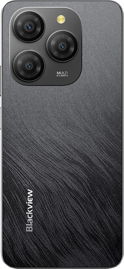 Blackview Shark 9 6.67-inch HD+IPS,720x1604 Resolution, 90Hz Refresh Rate,85% Screen-to-body Ratio, 8 GB RAM & 256GB ROM, LPDDR4X+ UFS2.2, DokeOS 4.0 Based on Android 14, 5000mAh; NO Charging, 4G, 5G Band, Juodas