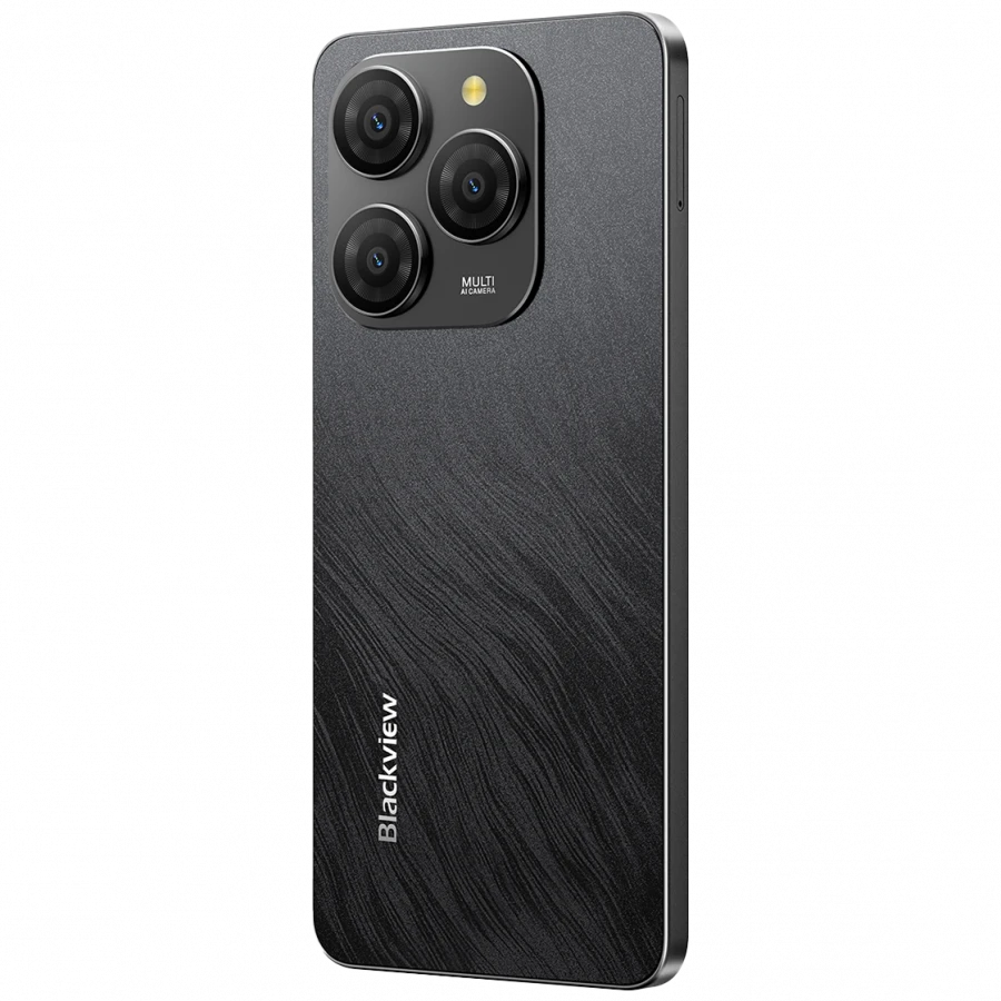 Blackview Shark 9 6.67-inch HD+IPS,720x1604 Resolution, 90Hz Refresh Rate,85% Screen-to-body Ratio, 8 GB RAM & 256GB ROM, LPDDR4X+ UFS2.2, DokeOS 4.0 Based on Android 14, 5000mAh; NO Charging, 4G, 5G Band, Juodas