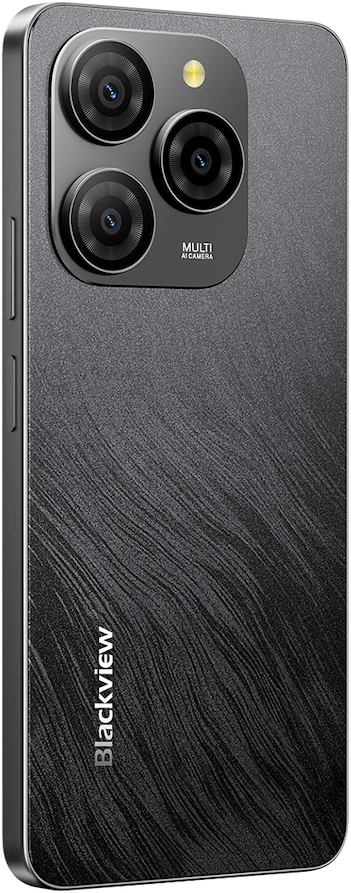 Blackview Shark 9 6.67-inch HD+IPS,720x1604 Resolution, 90Hz Refresh Rate,85% Screen-to-body Ratio, 8 GB RAM & 256GB ROM, LPDDR4X+ UFS2.2, DokeOS 4.0 Based on Android 14, 5000mAh; NO Charging, 4G, 5G Band, Juodas