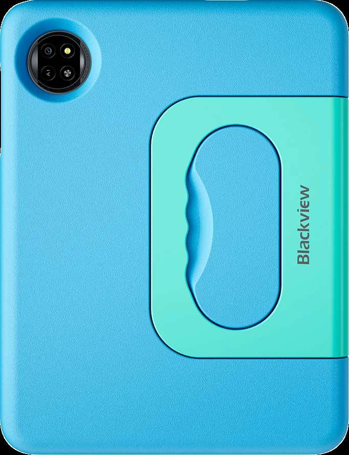 Planšetė Blackview Tab 20 Kids Wi-Fi 10.1 colio 800x1280 HD 60Hz Unisoc Tiger T310 2Hz 4GB + 64GB 6600mAh kamera 5MP/8MP Wi-Fi 5 Android 15 Bubble Mėlyna