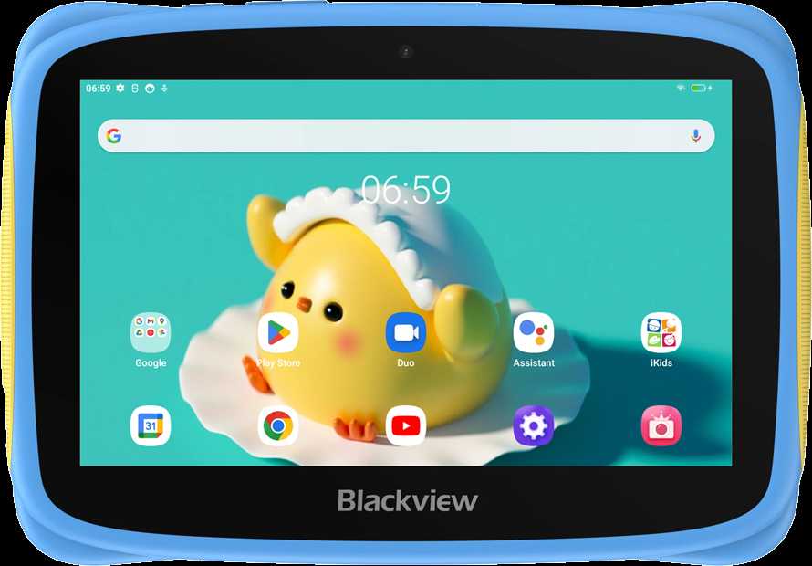 Planšetė Blackview Tab 3 Kids, Mėlyna, 7 colių HD 1024x600, 7731E keturių branduolių 1,3 GHz procesorius, priekinė 0,3 MP; galinė 2 MP kamera, 2 GB / 32 GB, 3280 mAh baterija, be įkrovimo „Doke 3.0 Go“ („Android 13“), „Wi-Fi“ versija, 802.11 b/g/n (2,4 GHz), Mėlyna