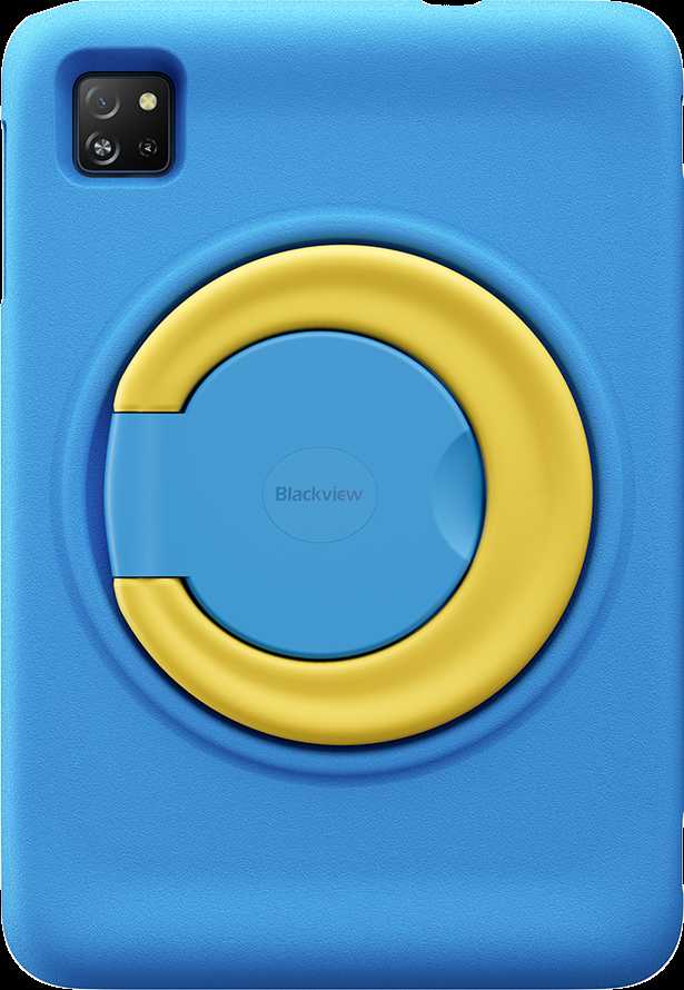 Planšetė Blackview Tab 60 Pro Kids LTE 10.1 colio HD+ 800x1280 IPS 60Hz 4GB/128GB aštuonių branduolių T606 1.6GHz 5MP priekinė/8MP galinė kamera Baterija 7700mAh be įkroviklio USB Type-C Android 15 SD kortelės lizdas Ocean Mėlyna