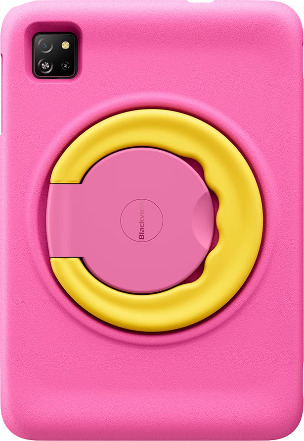 Planšetė Blackview Tab A6 Kids WiFi 10.1-inch HD+ IPS 800x1280 A523 Octa-core 1.8GHz 4GB/128GB 5100mAh NO Charger 5MP Front/8MP Rear camera Android 15 Rose Rožinė
