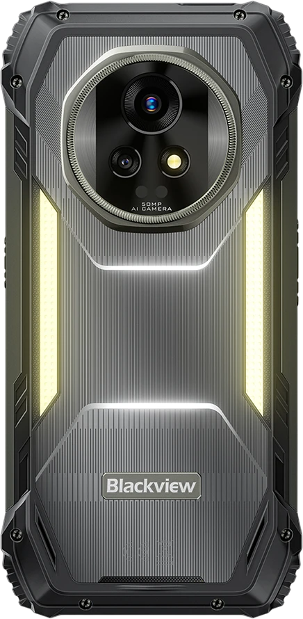 Blackview XPLORE 2 Projektorius Tvirtas telefonas 5G 6.73 colio AMOLED 3200x1440 120Hz + projektorius 100 colių 100lm 12+256Gb MTK Dimensity 8300 Oca-core 3.35Ghz kamera 50+50+20MP Naktinio matymo kamera 20000mAh MIL-STD Android 15 Juodas