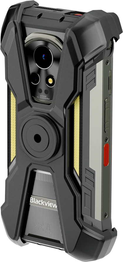 Blackview XPLORE 2 Projektorius – atsparus telefonas 5G, 6,73 colio AMOLED 3200x1440 120Hz + projektorius 100 colių 100lm, 16+1TB, MTK Dimensity 8300 aštuonių branduolių 3,35 GHz, kamera 50+50+20MP, naktinis matymas, 20000mAh, MIL-STD, Android 15, juodas