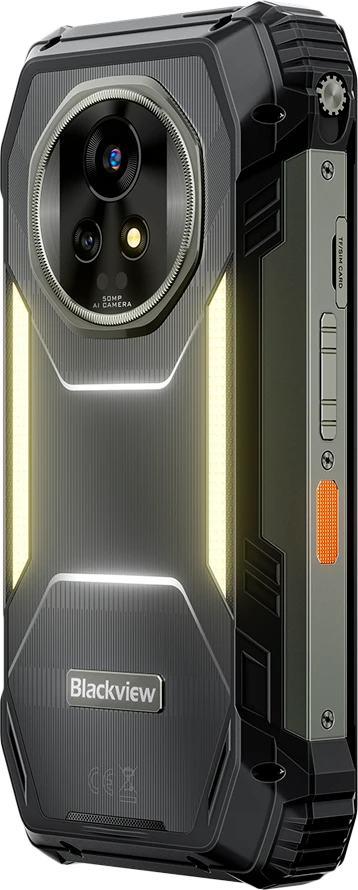 Blackview XPLORE 2 Projektorius – atsparus telefonas 5G, 6,73 colio AMOLED 3200x1440 120Hz + projektorius 100 colių 100lm, 16+1TB, MTK Dimensity 8300 aštuonių branduolių 3,35 GHz, kamera 50+50+20MP, naktinis matymas, 20000mAh, MIL-STD, Android 15, juodas