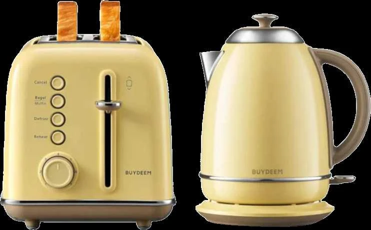 Skrudintuvas BUYDEEM 2 Slice Toaster, modelis DT620E, color Mellow Geltona, EU