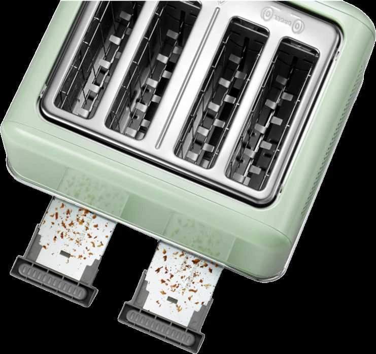 BUYDEEM 4 riekelių skrudintuvas, modelis DT640E, spalva „Cozy Greenish“, ES