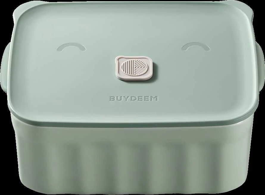 BUYDEEM Bento Lunch Box 810 ml, modelis CT1006, spalva Cozy Greenish