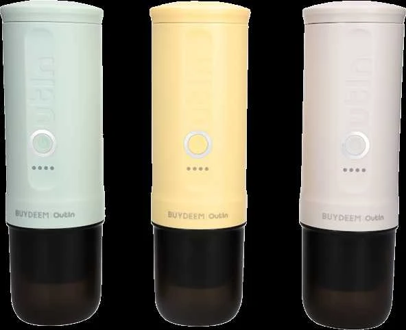 Kavos aparatas Outin BUYDEEM Nano espreso aparatas, modelis OTEM-01, spalva Mellow Geltona