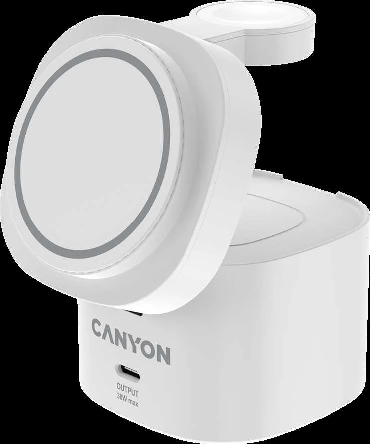 Canyon 4-in-1 įkrovimo stotis, balta