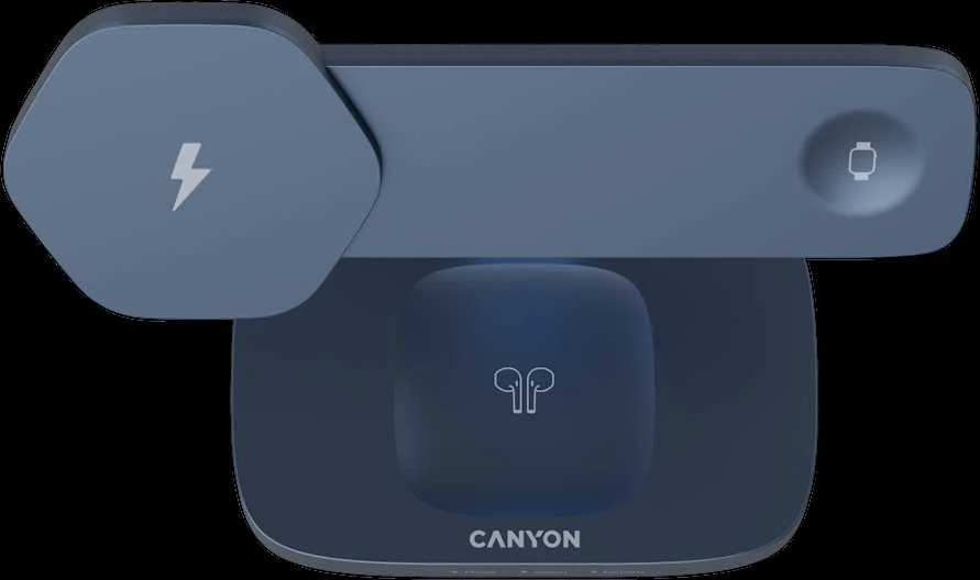 CANYON belaidė įkrovimo stotis Hexagon 310 3in1 Tamsiai pilka/mėlyna