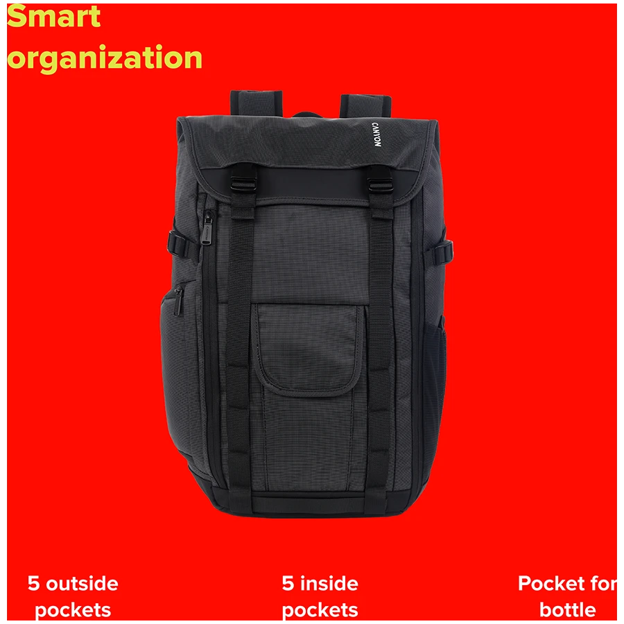 CANYON kuprinė BPA-5 Urban 15.6'' 15L Juodas