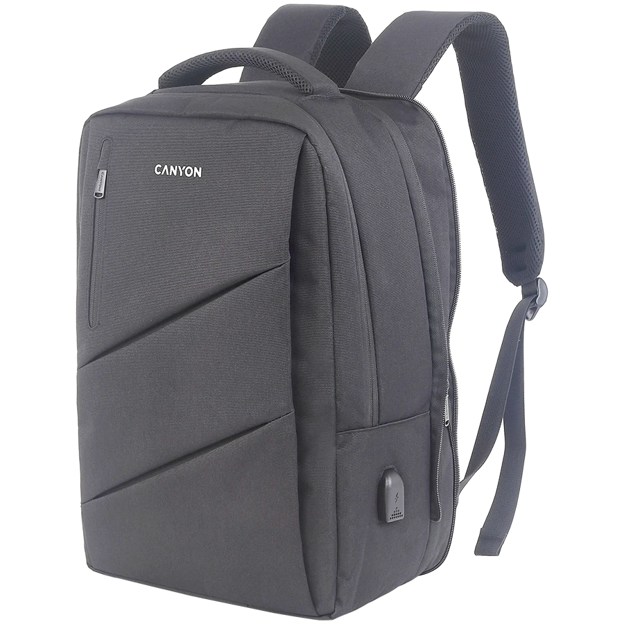 CANYON backpack BPE-5 Urban USB 15.6'' Pilkas