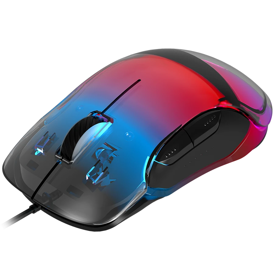 CANYON pelė Braver GM-728 LED Crystal 7buttons su laidu Juodas
