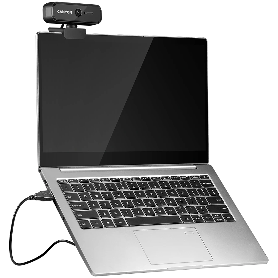 CANYON internetinė kamera C2 HD 720P juoda