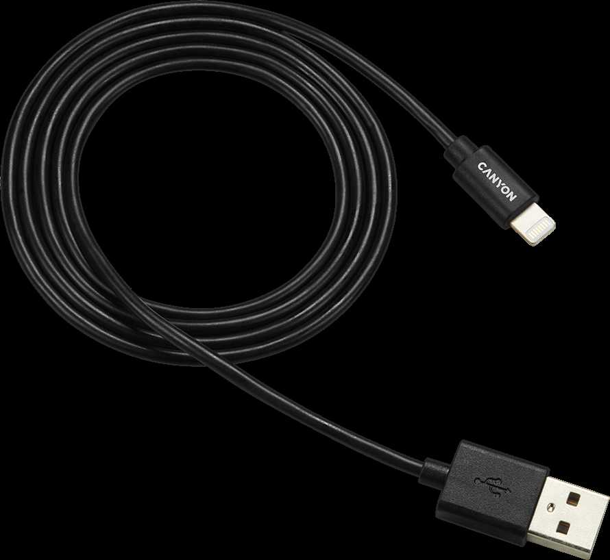 Apple CANYON kabelis MFI-1 Lightning 12W 1m Juodas
