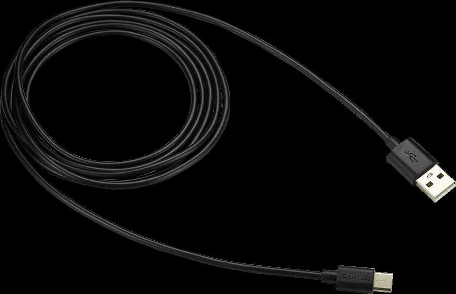 CANYON cable UC-2 USB-C 5W 2m Juodas