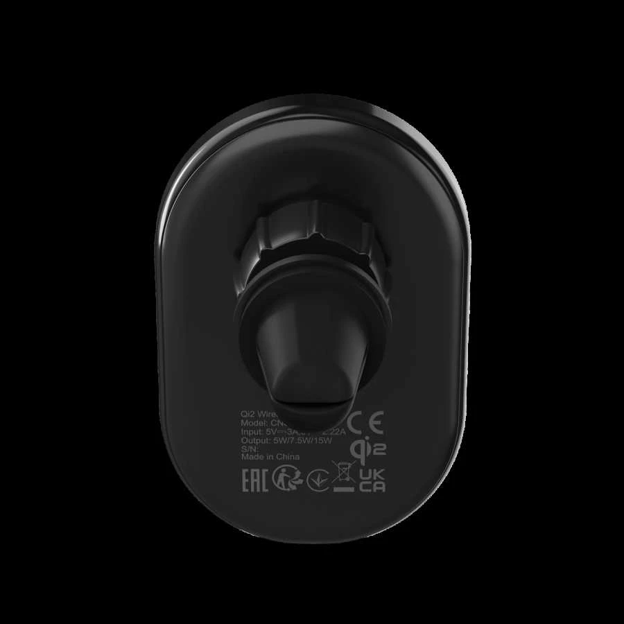 CANYON automobilinis įkroviklis OnGrip 105 15W Qi2 belaidis Juodas