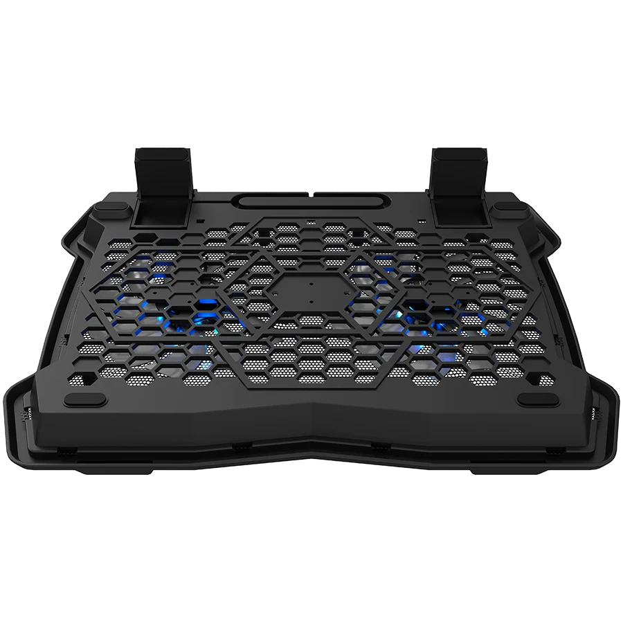 Aušinimo stovas nešiojamam kompiuteriui Canyon CNE-HNS03, iki 15,6", tylūs 2x12cm ventiliatoriai, USB šakotuvas