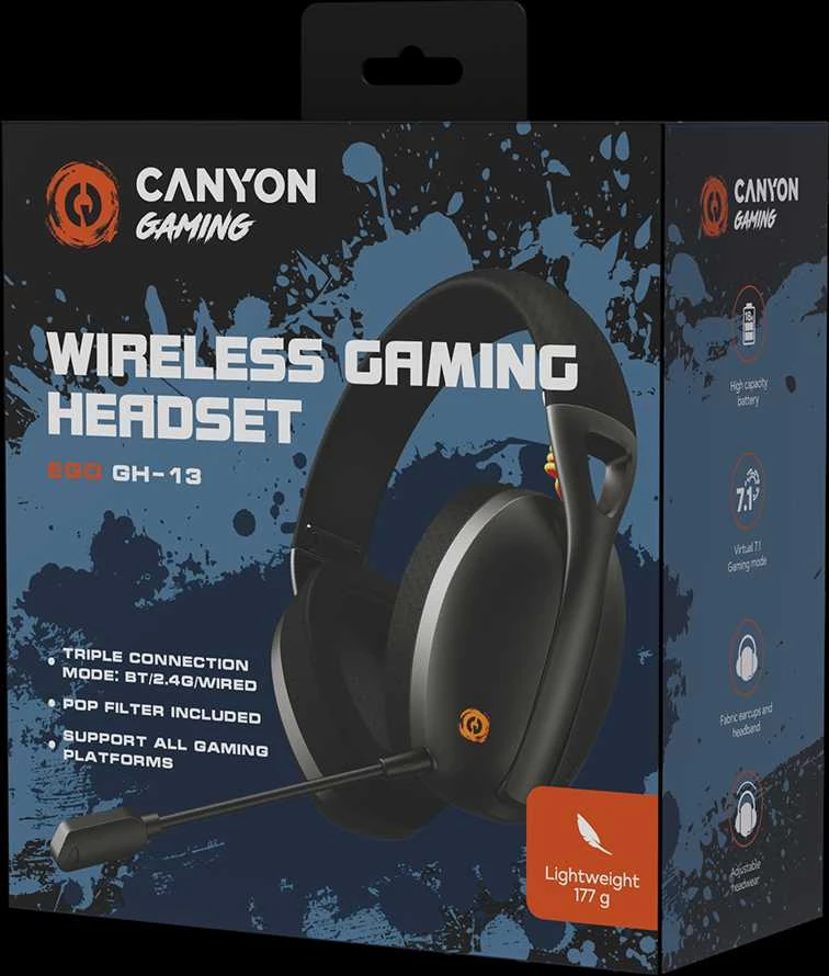 CANYON headset EGO GH-13 Juodas