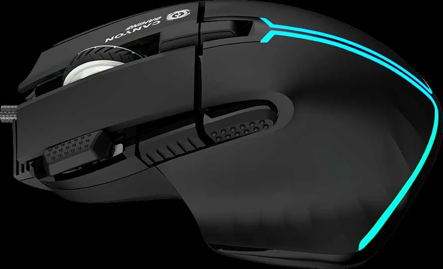 CANYON pelė Fortnax GM-636 RGB 9buttons su laidu Juodas