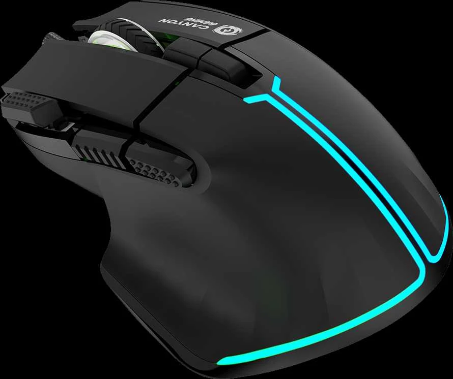 CANYON pelė Fortnax GM-636 RGB 9buttons su laidu Juodas