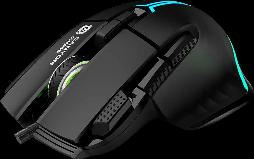 CANYON pelė Fortnax GM-636 RGB 9buttons su laidu Juodas