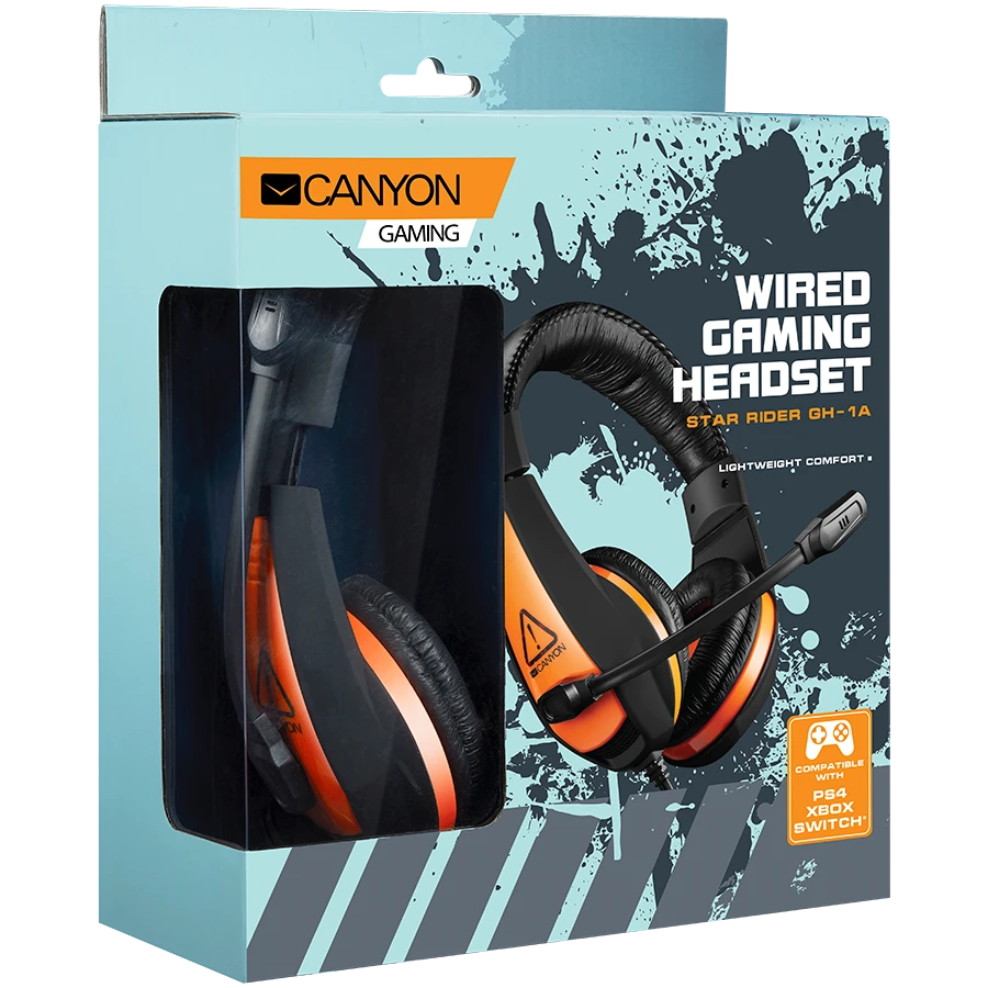 Žaidimų ausinės Canyon Star Raider