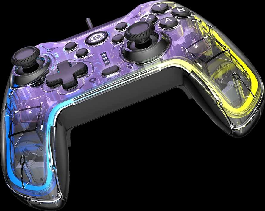 CANYON žaidimų pultelis Brighter GP-02 Wired Crystal