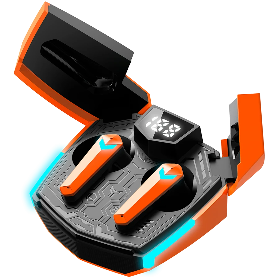 CANYON ausinės su mikrofonu Doublebee GTWS-2 Gaming Oranžinis