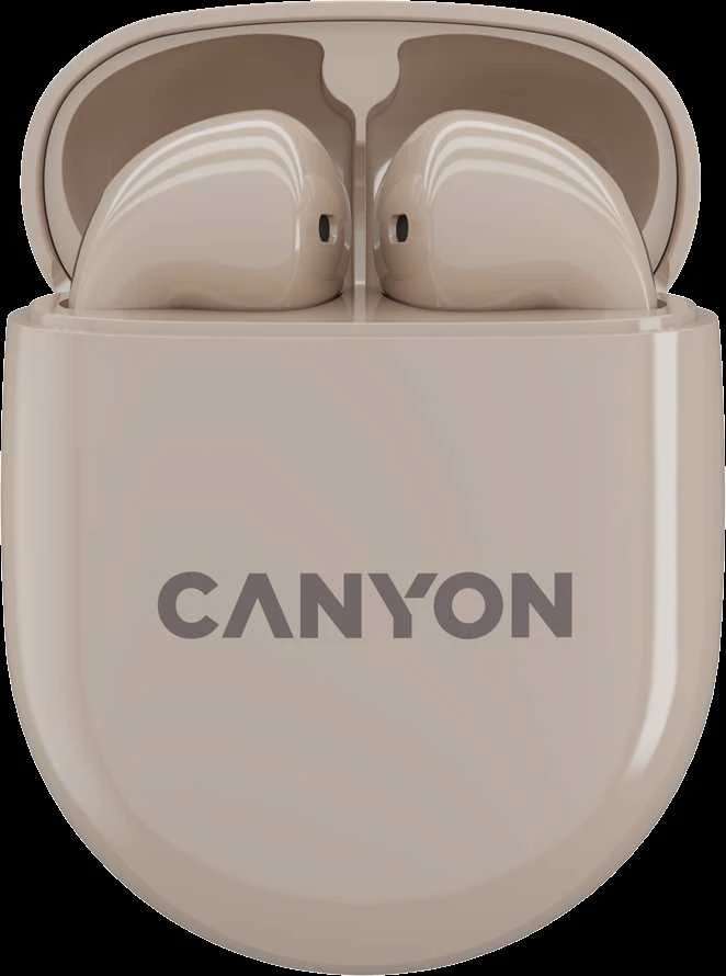 Belaidės žaidimų ausinės Canyon TWS-6, Gelsvos spalvos