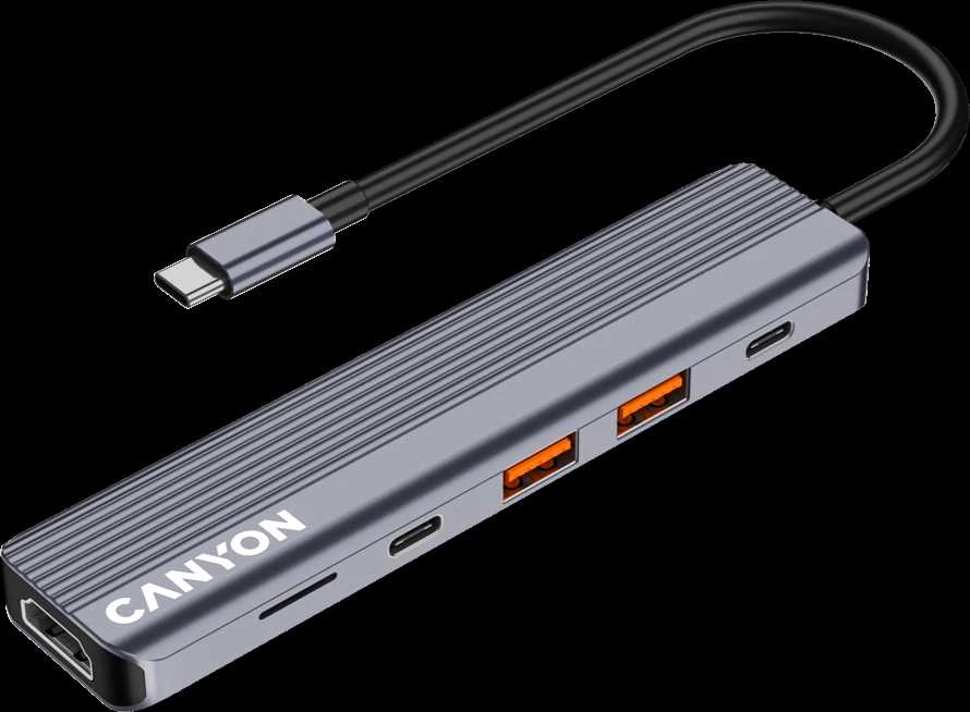 CANYON DS-17 USB-C adapteris su jungčių bloku