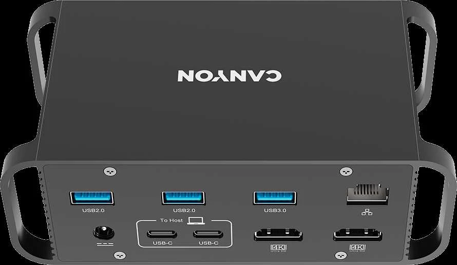 CANYON hub DS-95 14in1 USB-C Pilkas