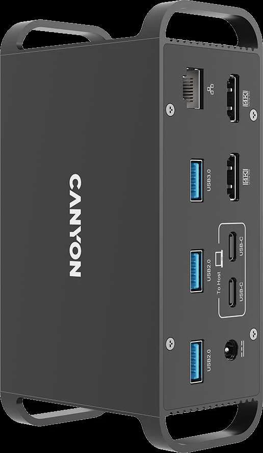 CANYON hub DS-95 14in1 USB-C Pilkas