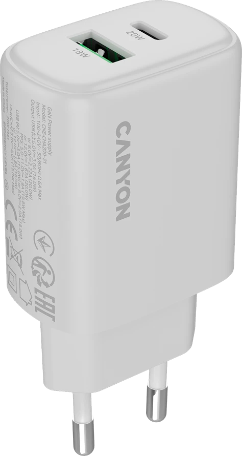 „Canyon OnCharge 200“ 20 W 1 x PD 1 x QC EU Balta