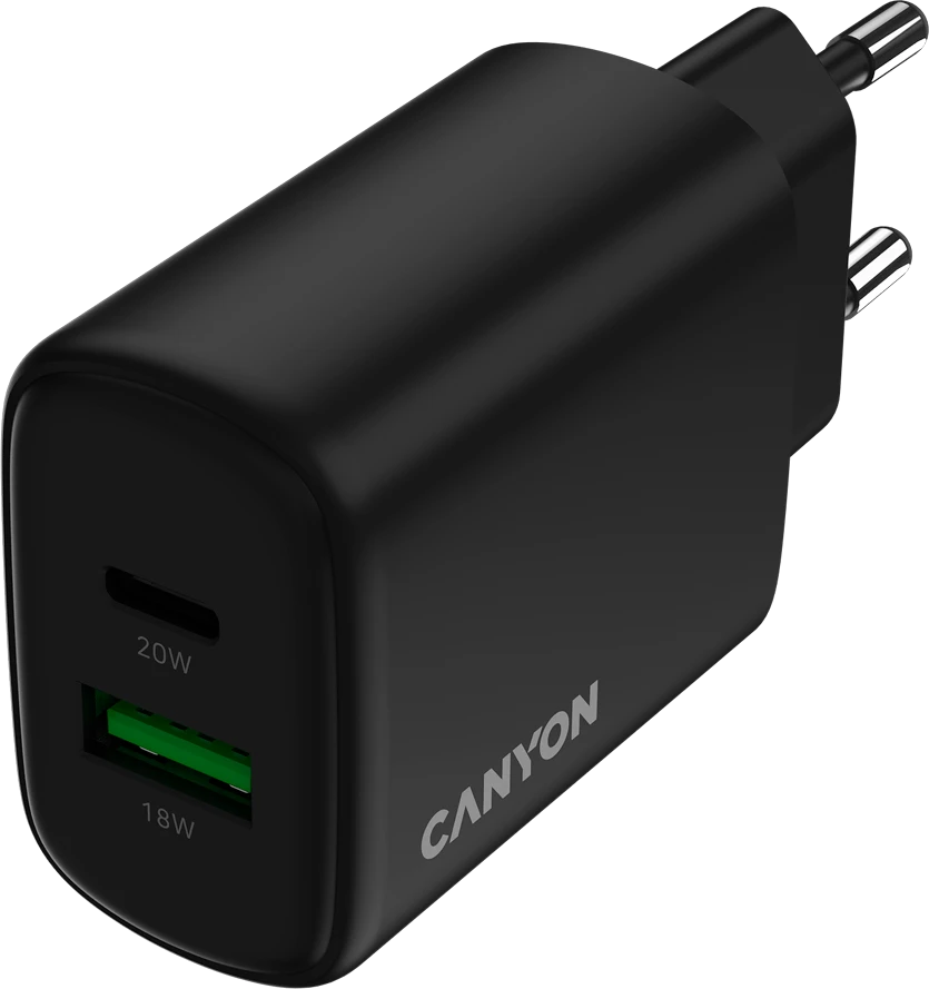 „Canyon OnCharge 200“ 20 W 1 x PD 1 x QC EU Juoda