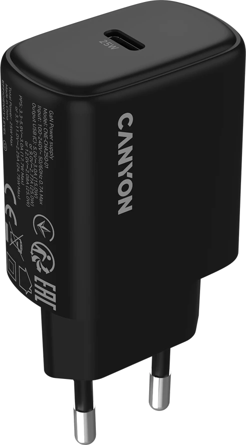 Canyon OnCharge 250 25W 1xPD EU Juoda