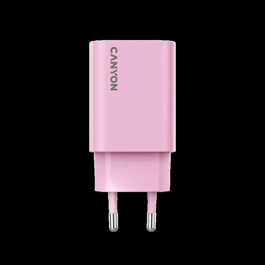 CANYON įkroviklis OnCharge 30CL Max Power 30W 1xPD EU Rožinė